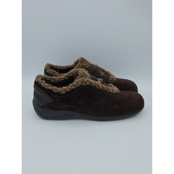 Stuart Weitzman Brown Sport Suede Leanto Shoes Size 8 1/2 M - Picture 2 of 10